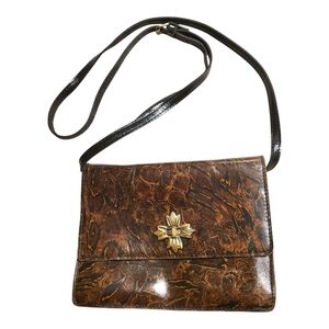 PATRICIA NASH CONSILINA ANIMAL PRINT LEATHER CROSSBODY PURSE